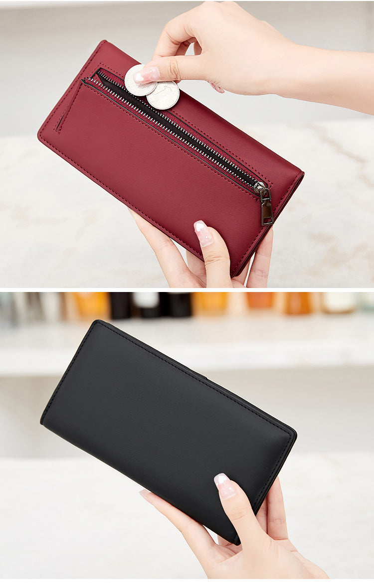 RFID blocking wallet in green color