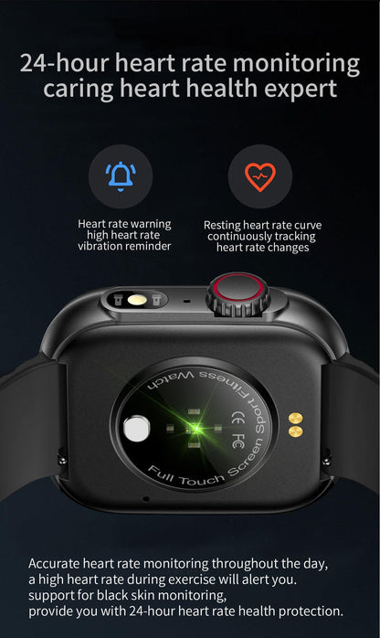 Smartwatch with Bluetooth calling front view