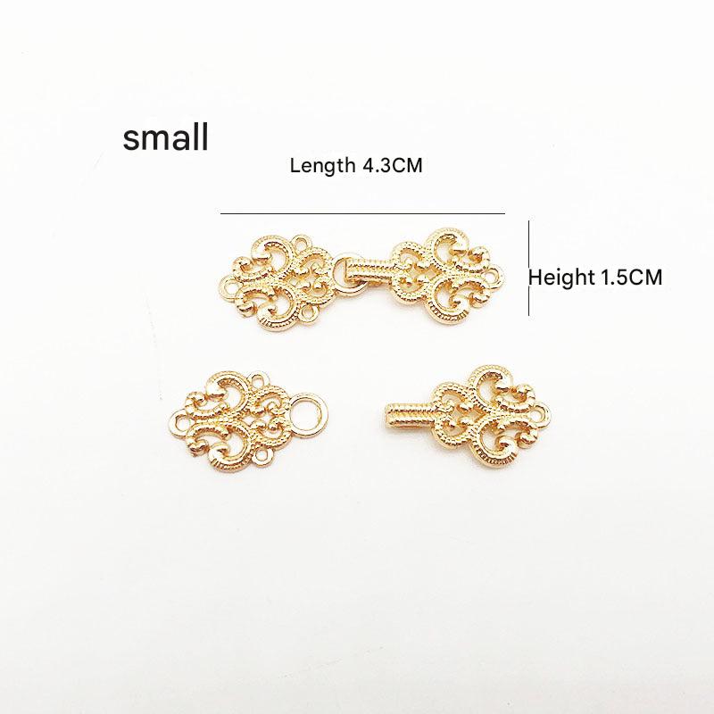Metal fastener for Qipao clothing