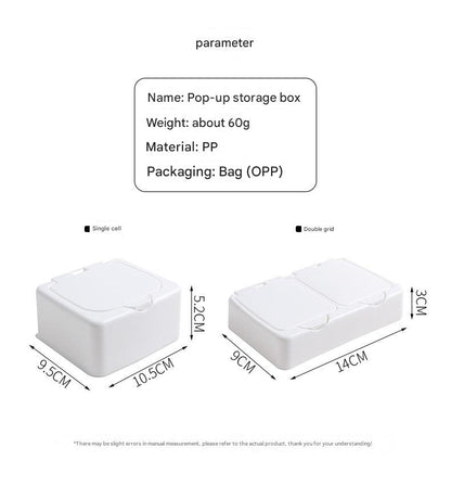Plastic Organizing Box with Lid