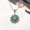 X1-Heart Flower-Necklace