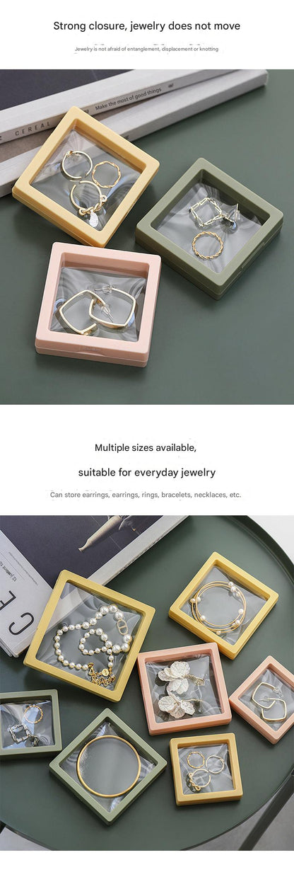 Portable Transparent Jewelry Storage Box