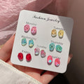 Colorful Stone Seven Pair Set