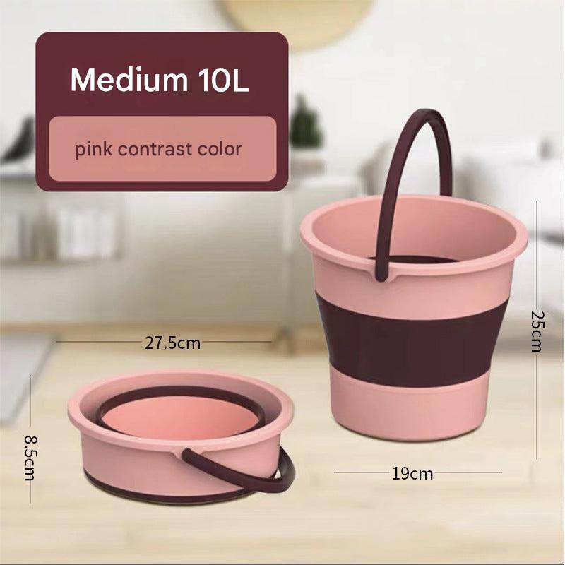 Portable Plastic Bucket for Travel