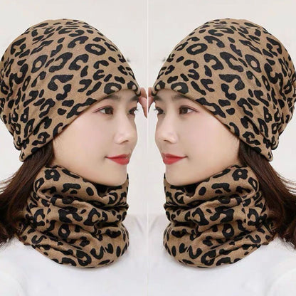 Windproof floral neck gaiter for outdoor activities