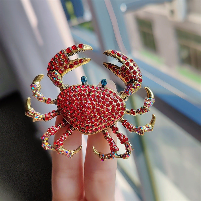 Stylish Alloy Crab Brooch 7
