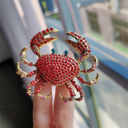 Stylish Alloy Crab Brooch 7