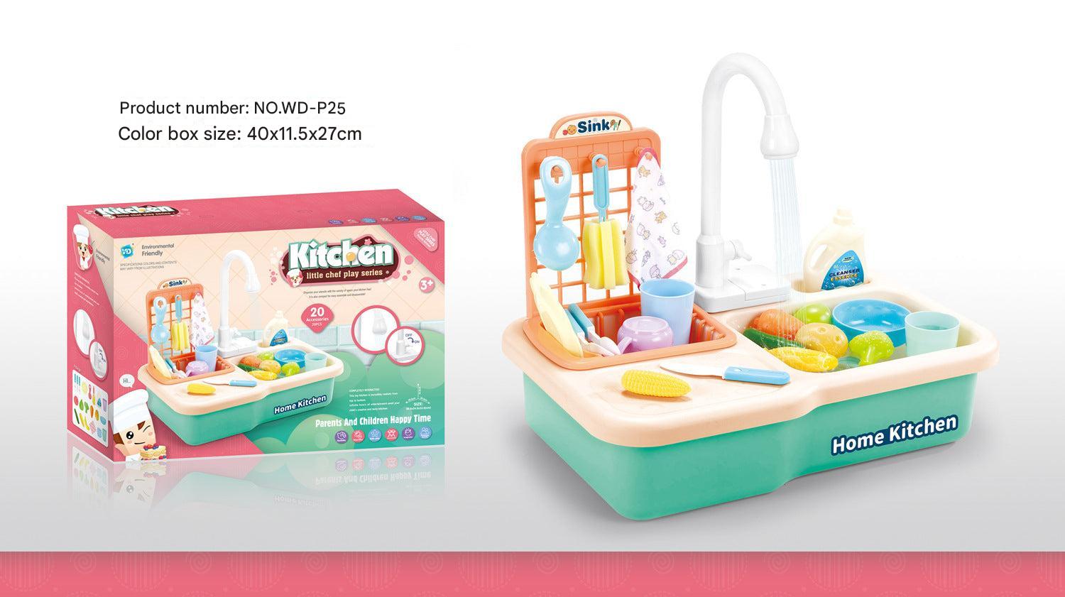 educational pretend kitchen play for young children