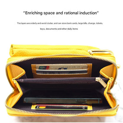Stylish Mini Women's Phone Wallet Bag - Side View