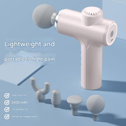 Rechargeable massage gun with charging cable