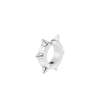 Black stainless steel ear clips image 3