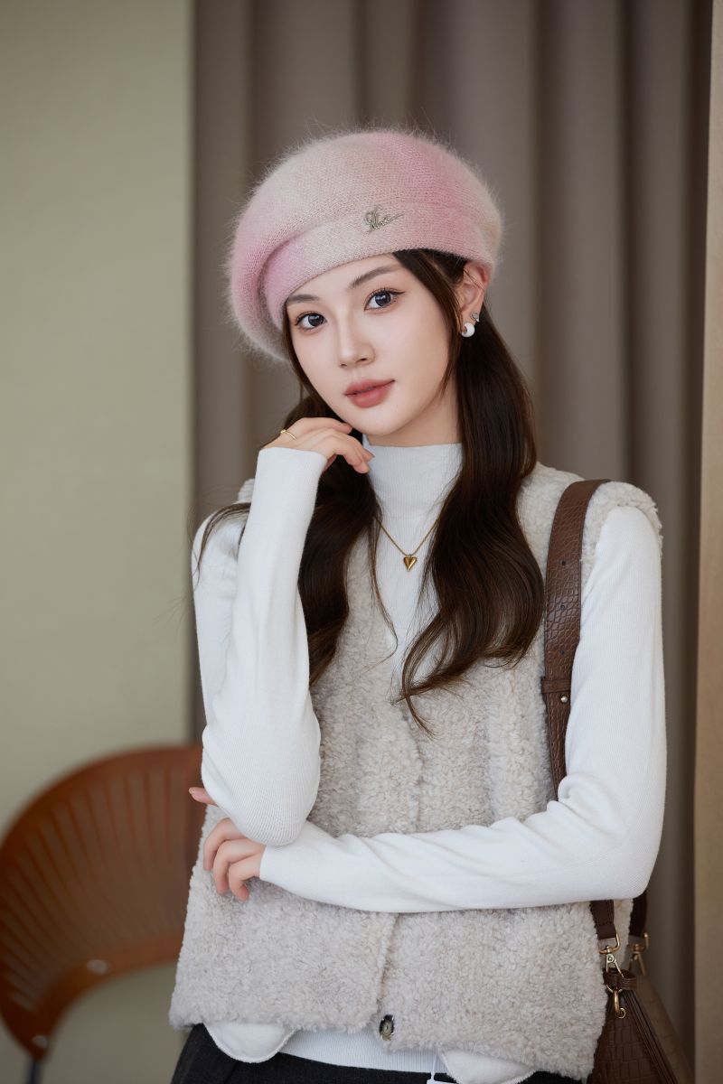 Fashionable Winter Rabbit Fur Beret
