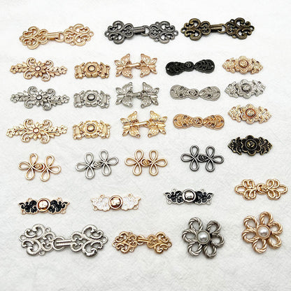 Stylish metal clasp for Hanfu costume