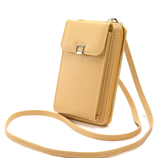 Stylish women's crossbody bag in PU leather