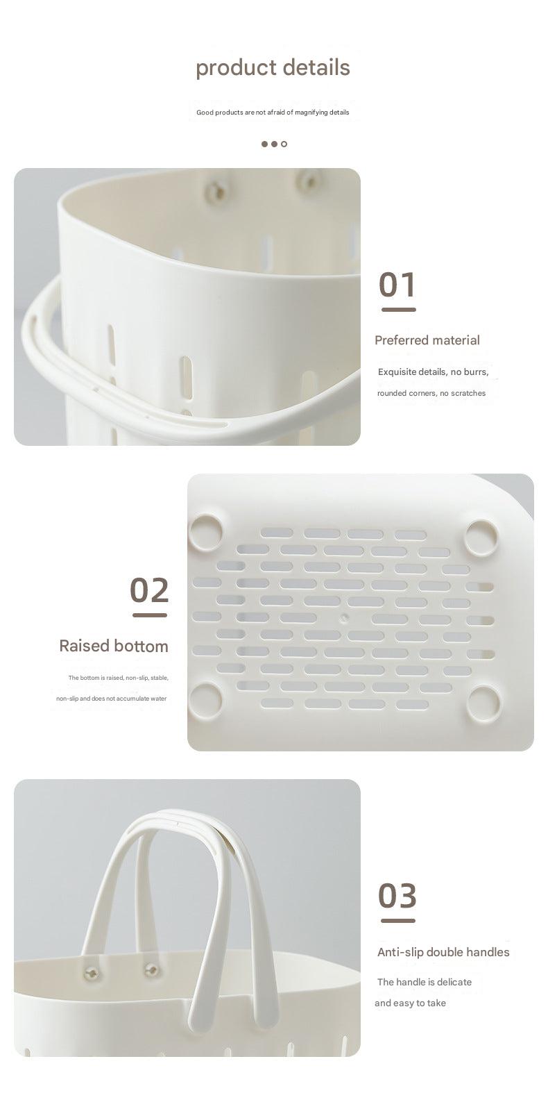 white bathroom storage basket for jewelry and clothes
