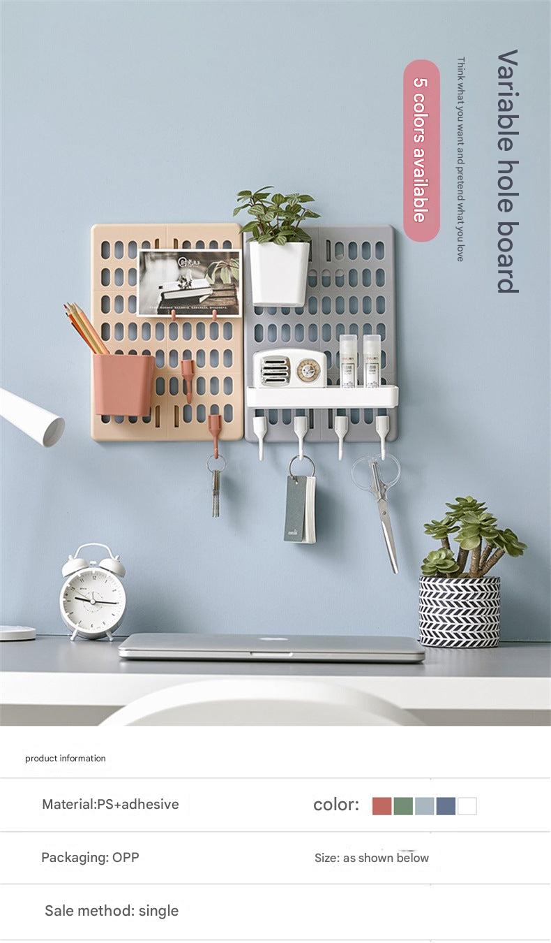 gray storage shelf for bathroom essentials