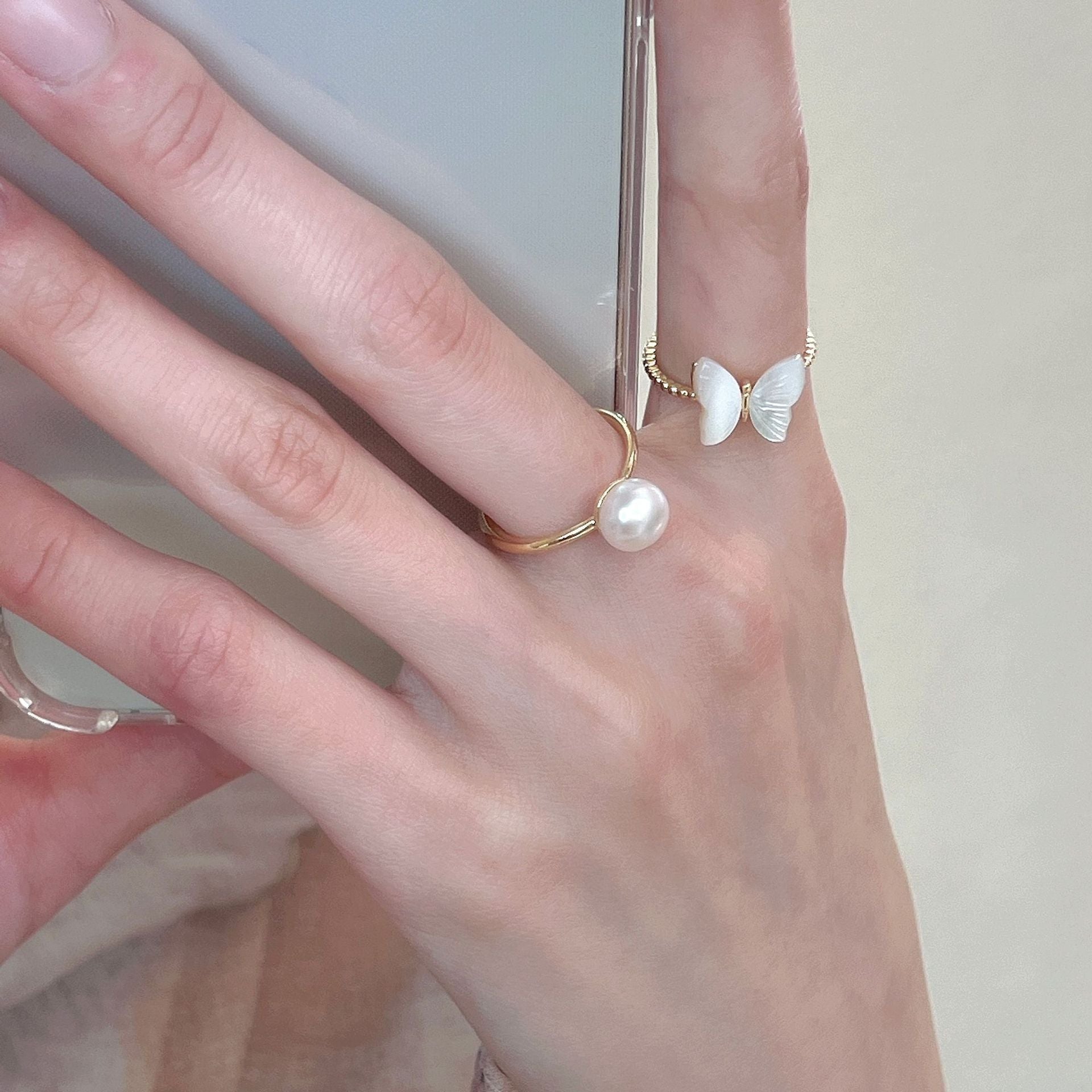 Trendy vintage style butterfly ring - image 10