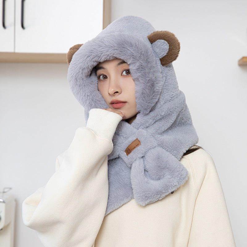 Adorable bear ear winter accessory