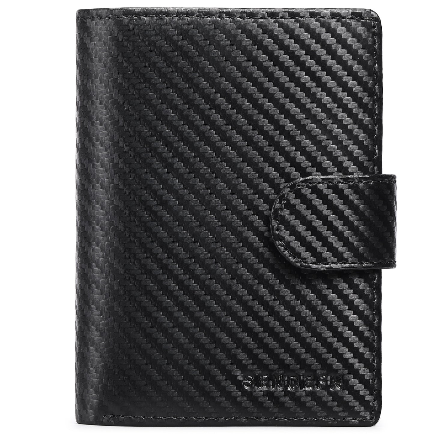 Stylish textured wallet - Black and Grey
