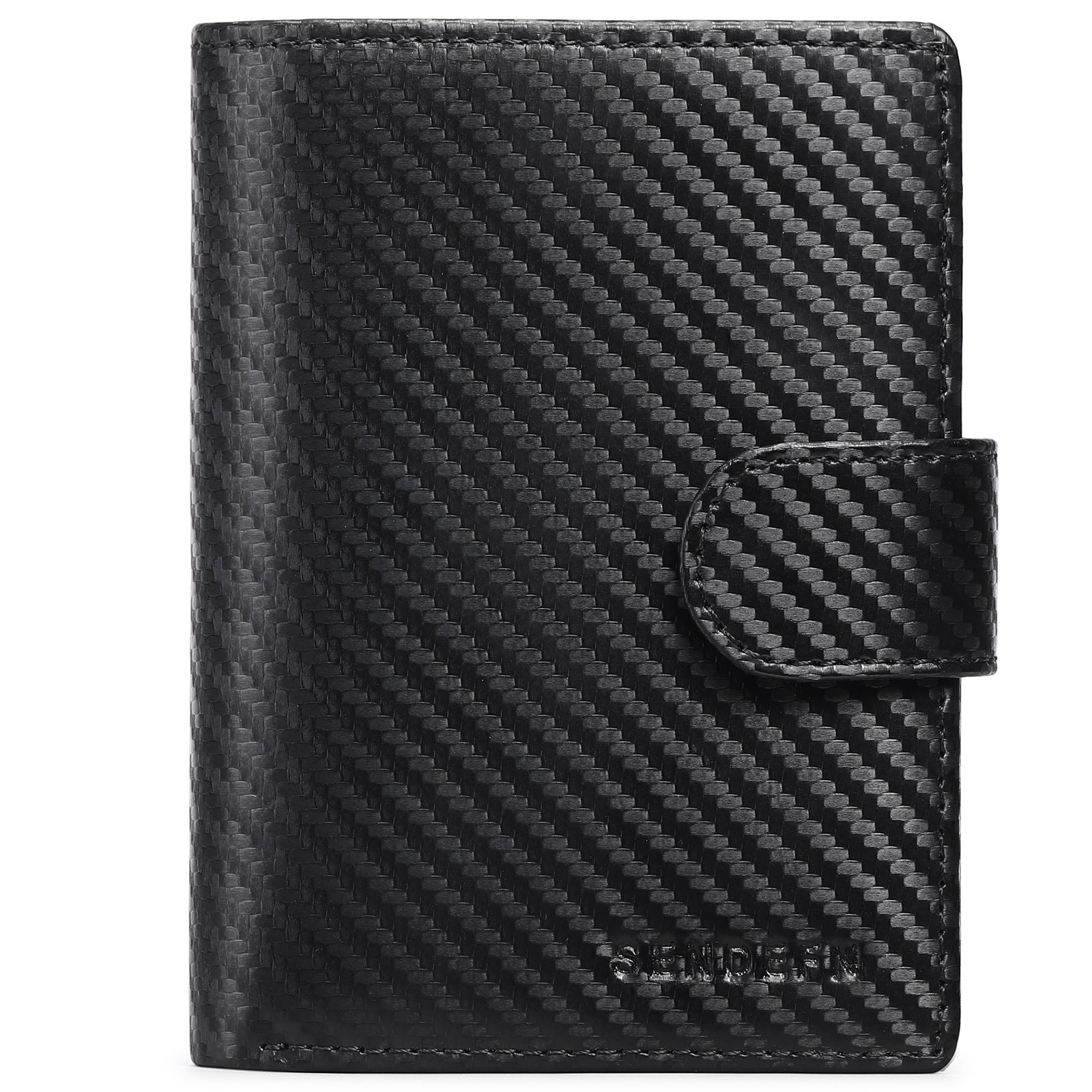 Stylish textured wallet - Black and Grey