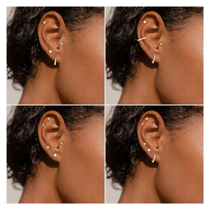 Geometric earrings collection image 4