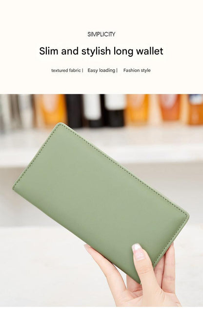 RFID blocking women's wallet in pink color