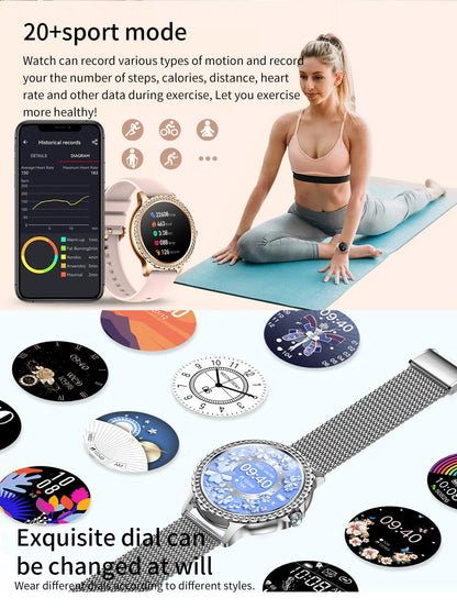 Close-up of smartwatch design with various colors - image 8
