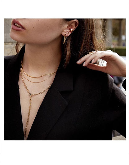 Adjustable Length Choker Necklace Display Image 6