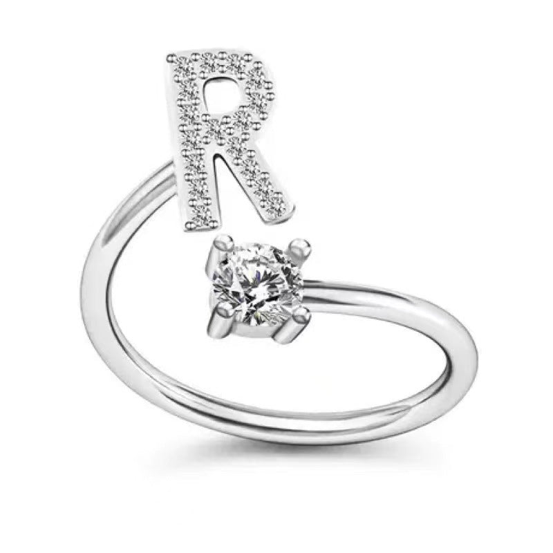 Adjustable Alphabet Ring H