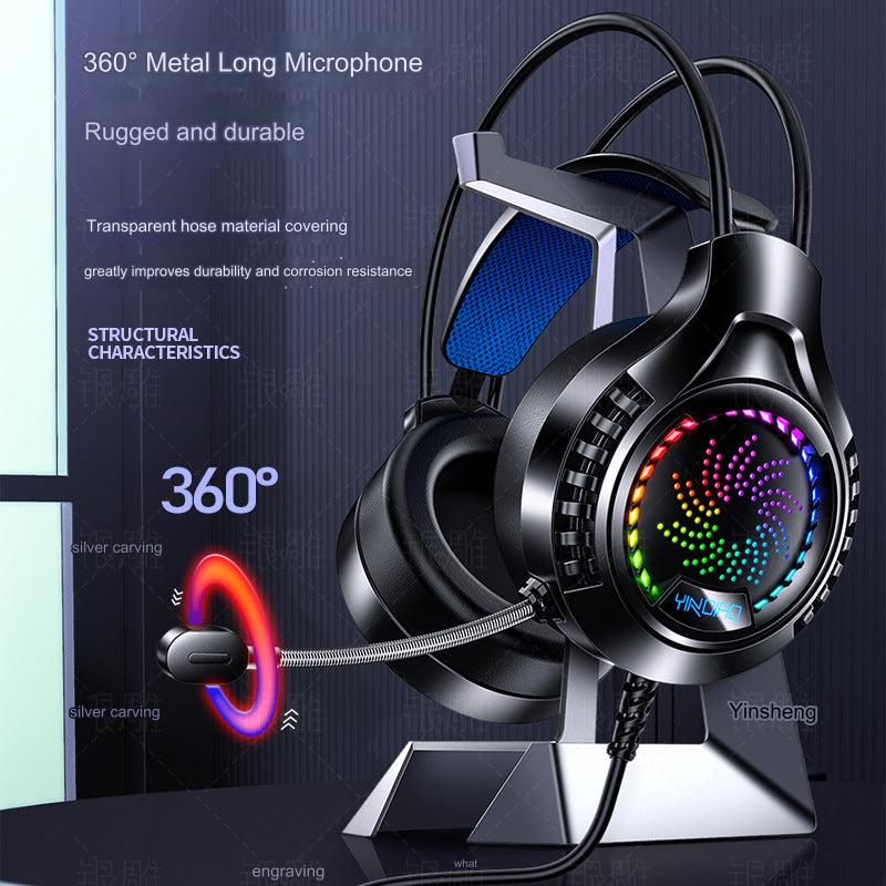 RGB Wired Gaming Headset with 7.1 Surround Sound - Q7 Model