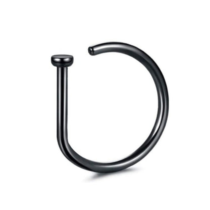 stylish stainless steel fake nose ring image 1