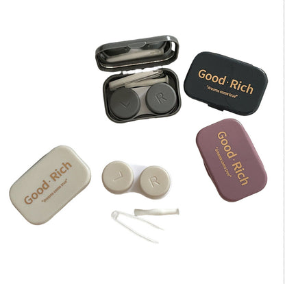 Compact lens storage solution for travel