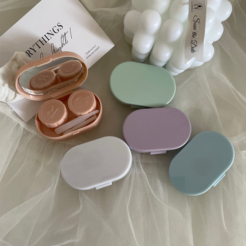 High-quality plastic lens case - various colors