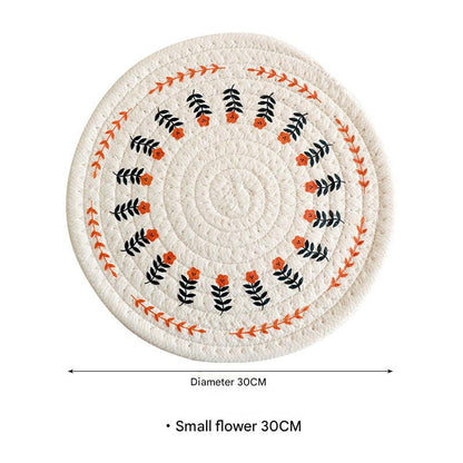 Nordic cotton linen heat-resistant mat
