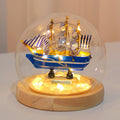 Blue Sailboat Night Light