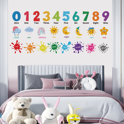 Interactive learning wall art for toddlers