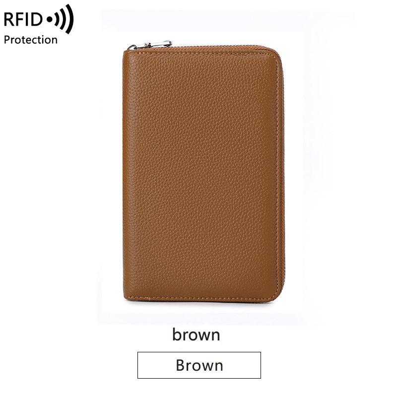 Premium RFID Leather Passport Holder Image 7