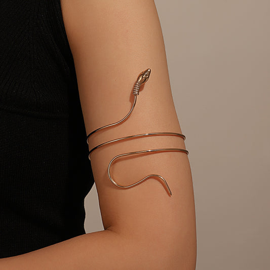 Vintage snake design arm cuff image 3