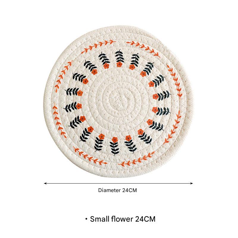 Floral heat-resistant dining mat design