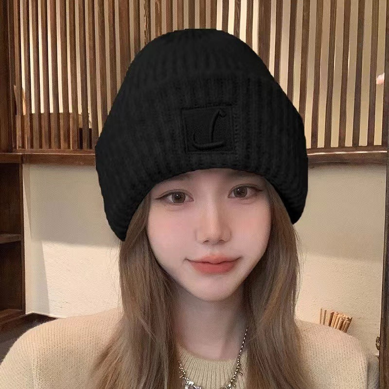 cozy women's knit hat outdoor styling