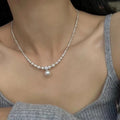 Silver Bead Necklace
