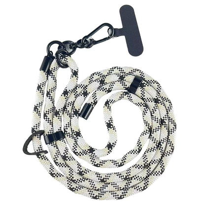 Adjustable woven phone strap in blue