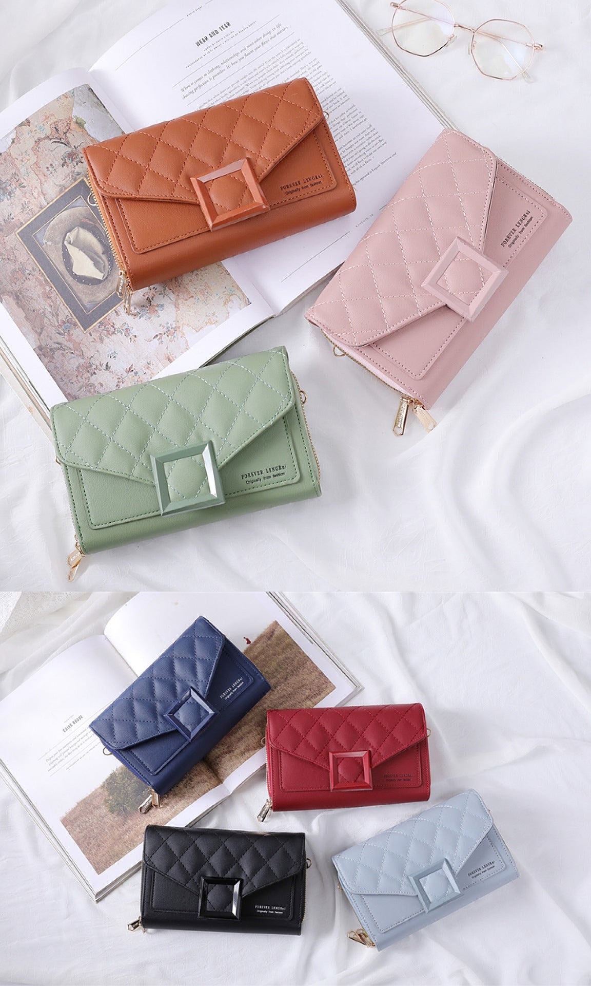 quilted mini shoulder bag khaki