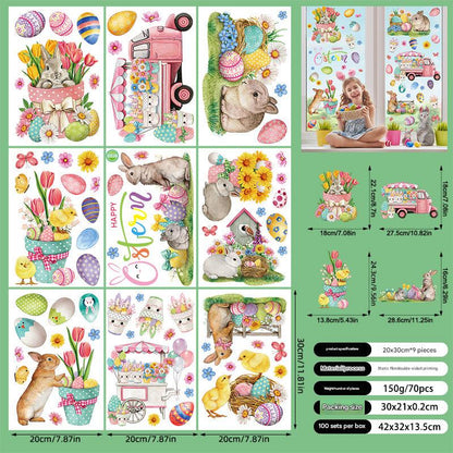 Easter Bunny Window Cling 3