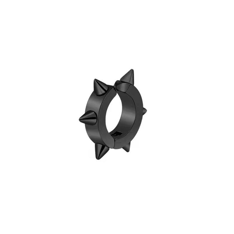 Geometric design stainless steel earrings image 2