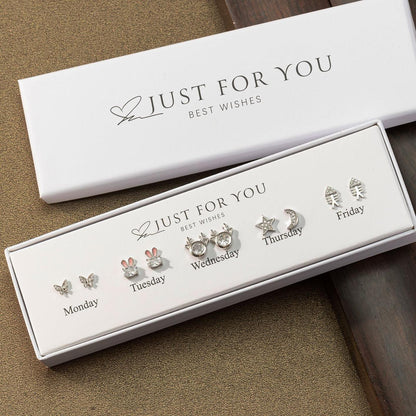 10-piece silver earring gift box image 3