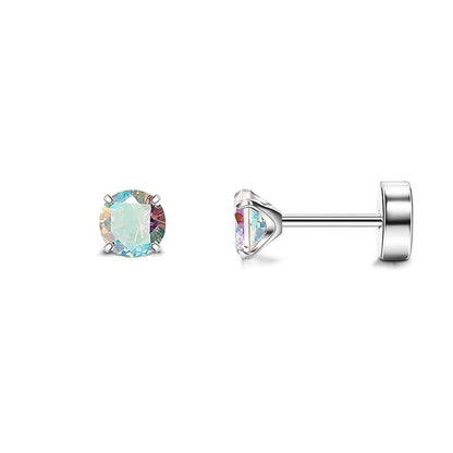 Close-up of titanium steel earrings - image 3