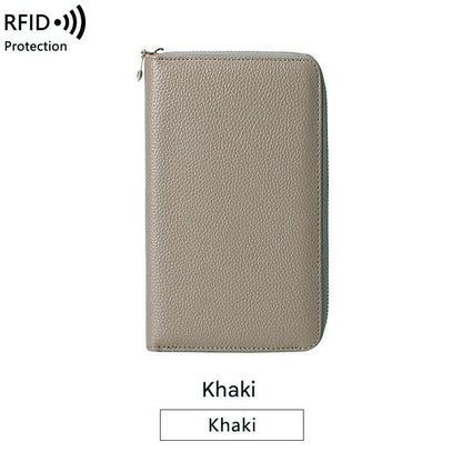 Premium RFID Leather Passport Holder Image 8