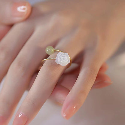 Elegant rose flower ring design image 2