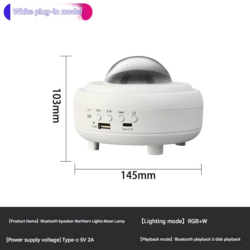 Portable Bluetooth speaker with ambient lighting